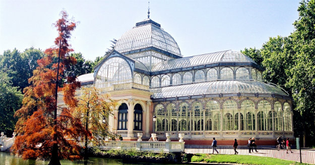 Large Greenhouse by a lake
